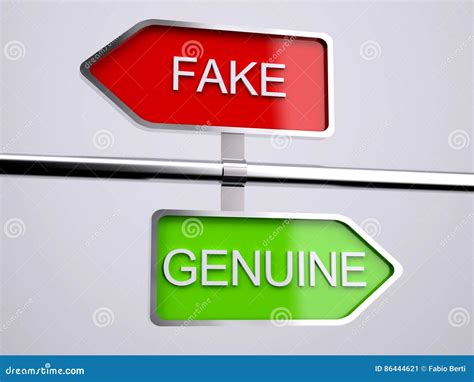 fakes and genuine 